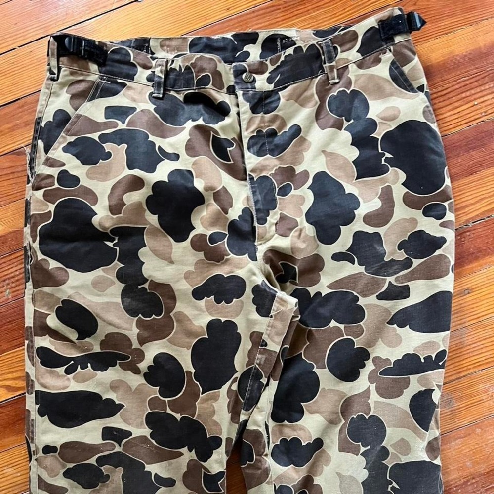 1990s Tree Camo Gore Tex Colombia Waterproof Pants size XL 36"- 38"